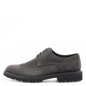 Kensington II Suede Oxford Brogue Shoes | Grey