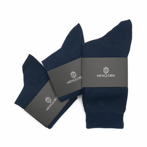 Three-pairs of regular-length socks | Navy